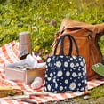 thumbnail image 4 of XIPYYKM Lunch Bag Insulated Lunch Box Women's Lunch Tote with Front Pocket Reusable Insulated Bag Women's Lunch Box Men's Work Picnic Clearance Lunch Bag, 4 of 7