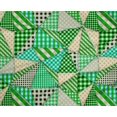thumbnail image 5 of oneOone Tissu Polyester Lycra Vert à Carreaux Patchwork Matériel de Robe Tissu Imprimé Tissu au Mètre 56 Pouces de Large, 5 of 5