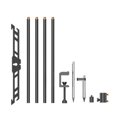 thumbnail image 1 of TFixol Table de Camping Portable Réglable en Alliage d'Aluminium avec Piquet de Sol, Pliable Multi-Usage pour Cuisine, Éclairage et Rangement - Noir, 1 of 7