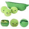 thumbnail image 3 of Plush Toy, Lovely Soft Pea Pod Plush Toy  for Children Gift, 3 of 8