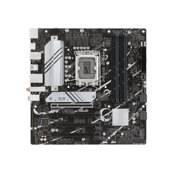 ASUS PRIME B760M-A AX LGA 1700(Intel 12th&13th Gen) microATX motherboard (PCIe 4.0, 2xM.2 slots, DDR5,Realtek 2.5 Gb LAN,WiFi 6, DP,rear USB 3.2 Gen 2, front USB 3.2 Gen 1 Type-C
