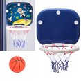 thumbnail image 4 of Indoor Basketball Hoop, Door Basketball Board Net Foldable Small Educational  For Toddler Blue, 4 of 8