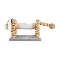 thumbnail image 4 of One Paw, Cat Scratcher Shaped Like a Tiger, Plush Fabric, Interactive, for Cats, 4 of 7