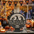 thumbnail image 1 of WHEANG Halloween Decorations Indoor Glass Globe 6.3" Battery Operated LED Lights With Bat Pattern Black Halloween Decor For Table Home, 1 of 5