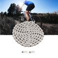 thumbnail image 3 of Bike Chain, 116 Links 9 Speed Sensitive Change High Rigidity Carbon Steel Quenching Heat Treatment Mountain Bike Chain, 3 of 8