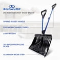 thumbnail image 3 of Snow Joe Shovelution 20-In Poly Back-Saving Telescoping Snow Shovel, 3 of 8