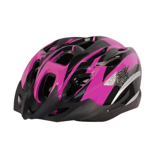 relayinert Équipement de Protection de Cyclisme Extérieur Casque Résistance aux Impacts Ajustable Caractéristiques Doublure en Velours pour Confort Accru Casque de Vélo Rose 26x22x13cm
