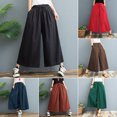 thumbnail image 2 of Women's Ramie Trousers Loose Comfortable Lightweight Pant for Summer Spring, 2 of 7