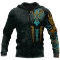 thumbnail image 1 of Chandails à Capuchon pour Hommes Imprimé Animal cool street (F, 2TG), 1 of 8