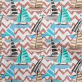 thumbnail image 1 of oneOone Rayon Dark Peach Fabric Beach Sewing Material Print Fabric By The Yard 56 Inch Wide, 1 of 4