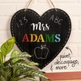 thumbnail image 5 of Plaid Unfinished Wood Chalkboard Heart Plaque, 11.9” x 12”, 5 of 5