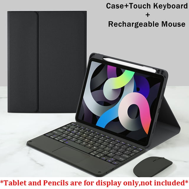 Magic Keyboard Wireless Mouse for XiaoMi Pad 6 Pro 11" 2023 Case Funda for Mi Pad 6 Touch Keyboard Tablet Cover Pencil Holder case keyboard mouse English Keybaord