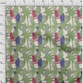 thumbnail image 4 of oneOone Polyester Spandex Light Green Fabric Tropical Sewing Material Print Fabric By The Yard 56 Inch Wide, 4 of 4