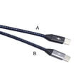 thumbnail image 3 of Langgg USB 3.1 Type C to Type c Cable 10 Gbps 5A QC3.0 Fast Charging Type-c Cable for Mobile Phone, 0.25m, 3 of 7