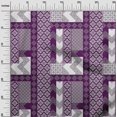 thumbnail image 3 of oneOone Rayon Wine Fabric Block Sewing Material Print Fabric By The Yard 56 Inch Wide, 3 of 5