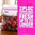 thumbnail image 4 of Ziploc® Storage Bags with Stay Open Technology, Medium, 28 Bags, 4 of 5