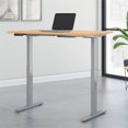 thumbnail image 1 of Bush Business Furniture Move 60 Series Height Adjustable Standing Desk in Maple, 1 of 6