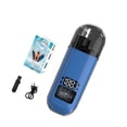 thumbnail image 3 of Bunblic Nose Hair Trimmer Rechargeable with Brush Grooming Easy Cleaning Professional Portable Nose Hair Shaver for Nose Hair Remover Blue With Display, 3 of 8