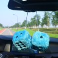 thumbnail image 1 of 2PCS Hanging  For Car Plush Car Pendant with Dots and Suction Cup For Car Glass Refrigerator, 1 of 8