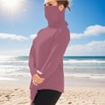 thumbnail image 1 of Ovbmpzd Chandails à Manches Longues pour Femmes Tendance Protection Solaire Rouge Respirant T-Shirts Unis Chemises pour Femmes Tendance XXXXXL, 1 of 8