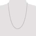 thumbnail image 2 of Diamond2Deal 925 Sterling Silver 2.5 mm Rolo Chain Necklace for Women 24", 2 of 5