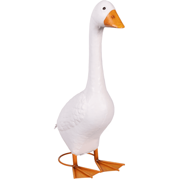 Refurbished Rewenti Giddy The Porch White Decorative Figurine, Indoor Outdoor Garden Patio Dcor