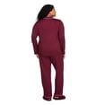 thumbnail image 3 of George Women's Plus Two Piece Pajama Set, 3 of 6