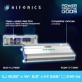 thumbnail image 4 of Hifonics Brutus BG 3000 Watt Class D Monoblock Amplifier with Built-In UV Meter, 4 of 14