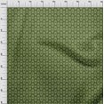 thumbnail image 3 of oneOone Rayon Green Fabric Asian Ikat Craft Projects Decor Fabric Printed By The Yard 56 Inch Wide, 3 of 4