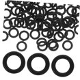 thumbnail image 1 of 1 Ensemble de Rondelles de Robinet Joint de Remplacement Pièces de Rechange pour Robinet Extérieur Rondelle Plate Joint de Remplacement Assortiment de Rondelles Plates Kit de Rondelle de Jardin Nitrile Noir, 1 of 9