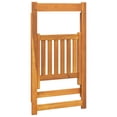 thumbnail image 3 of vidaXL Folding Garden Chairs 4 pcs Solid Wood Acacia, 3 of 5