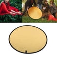 thumbnail image 4 of Réflecteur de Photographie, Accessoire de Prise de Vue Rond de Réflecteur d'Or Argenté pour la Diffusion en Direct 30cm, 4 of 8