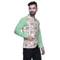 thumbnail image 3 of Atasi Veste Décontractée pour Homme à Motif Animal, Veste Nehru Imprimée pour Homme, Gilet Indien de Mariage, Blazer Mandarin - XX-Grand, 3 of 6