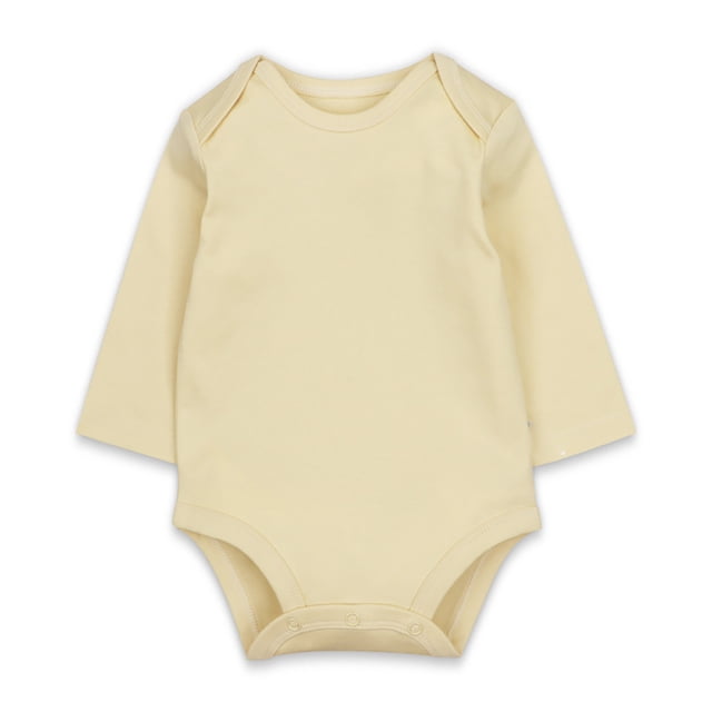MIASHUI Cache-Couche à Manches Longues pour Bébé en Coton une-Pièce, Beige, 6-9 Mois