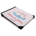 thumbnail image 2 of Darling Souvenir Purple Swan Couple Birds Printed Wedding Guest Book Hardbound Cover Sign In Book Registry Scrapbook-9 x 12 Inches, 2 of 5