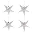 thumbnail image 1 of MasteelfCA 4pcs Christmas Pentagram Lampshade 3d Paper Five Point Star Ceiling Lampshade, 1 of 7