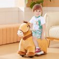 thumbnail image 2 of Qaba 6V Electric Ride on Horse with Music, Forward, 2 of 10