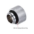 thumbnail image 4 of Unique Bargains Male to Female Extender Fitting G1/4 x 10mm for Computer Water Cooling System Silver 4pcs, 4 of 5