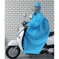 thumbnail image 3 of Agiferg Long Transparent Hommes Femmes Veste à Capuche Imperméable Imperméable Manteau de Pluie, 3 of 4