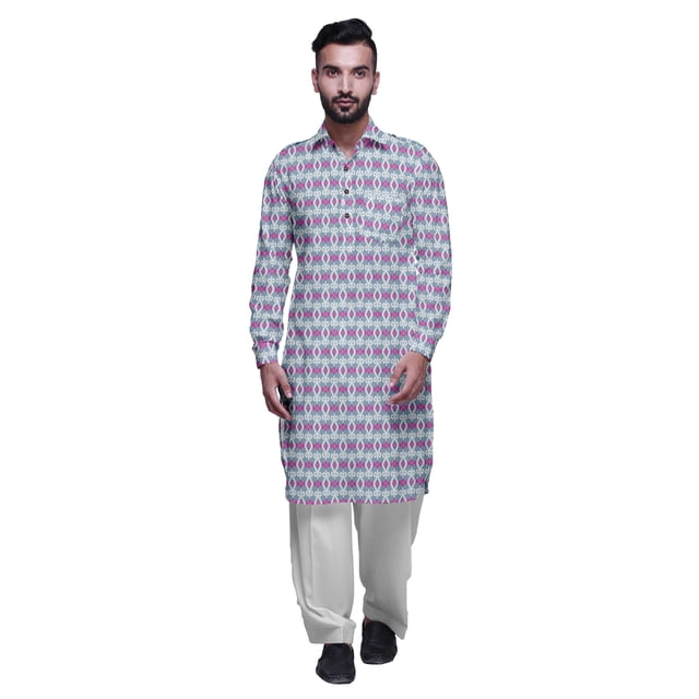 Atasi Kurta-Pyjama Pathani Kurta-Pyjama de Mariage pour Garçons Vêtements d'Été