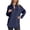 Navy, variant on Casual Sweaters for Women for Fall Women S Sweat Shirts Tunic Hoodie Hoodies Long Sleeve Splice 3 Color Hooded Sweatshirt Long Fashion Sweater ’ s Fall/ Winter Half Zip Hoodie Black