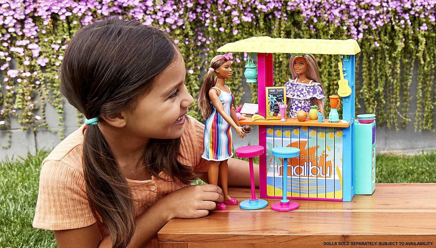 Barbie Loves the Ocean Beach Shack Playset, Made from Recycled Plastics
