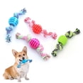 thumbnail image 3 of TIELUTT Pet Dog Toy Rope Double Knot Teeth Cleaning Toy Pet Toy Cannot for Big Dogs Dog Accessories Online Dog Camping Accessories Fuseball Accessories Accessories Dog Puppies, 3 of 6