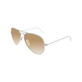 thumbnail image 1 of Ray-Ban Men's Aviator RB3025-019/Z2-58 Silver Sunglasses, 1 of 3