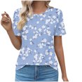 thumbnail image 1 of Birdeem Womens Round Neck Fashionable Casual Short Sleeved Spring/Summer Top, 1 of 12