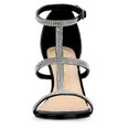 thumbnail image 2 of BLISSFUL STEP Sandales à Talons Hauts Stilettos pour Femmes avec Bride à la Cheville Ornée de Strass, 2 of 7