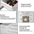 thumbnail image 3 of Large Makeup Capacity Cosmetic Storage Box Skin Care Organizer Jewelry,Makeup, Brushes, Lipsticks, Nail Polish Container,Desktop Dresser Sundries Storage Box, 3 of 5
