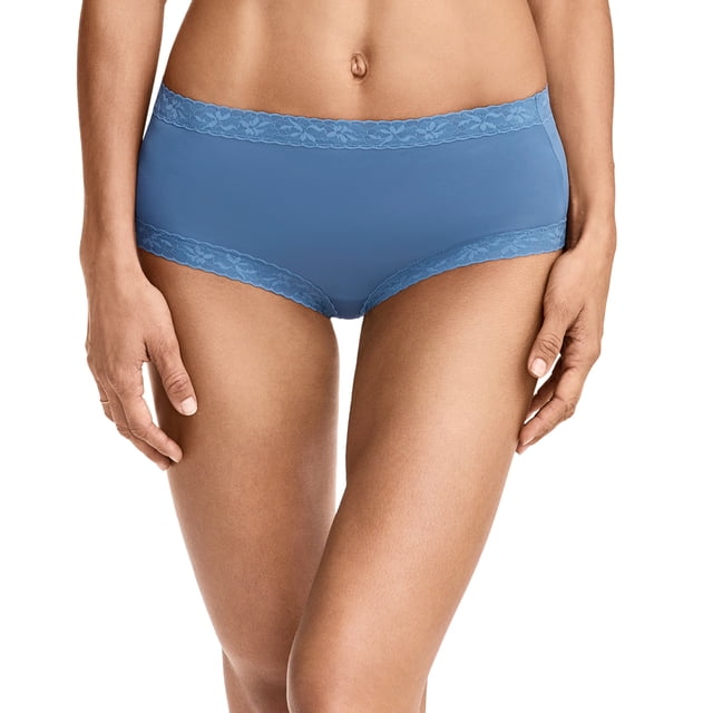 Jockey Culotte en Microfibre à Dentelle Extensible Douce pour Femmes