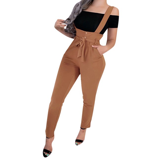 Julyccc Combinaisons skinny taille haute pour femme