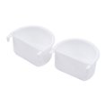 thumbnail image 4 of Yinanstore 3X 2Pcs Bird Feeding Dish Bird Food Tray for Small Animals Cockatiels, 4 of 8